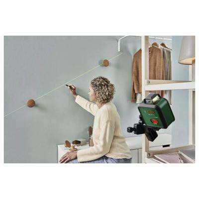 Bosch Groen PLL 360-1G Set 360-lijnlaser | Geïntegreerde Li-ion Batterij + Opbergetui + Statief 1,2 m - 0603663MZ1