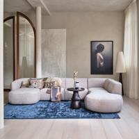 WOOOD Lounge U-Bank 'Polly' Rechts, Woven, kleur Zand - thumbnail