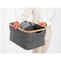 Brabantia Wasmand - 40 liter - opvouwbaar - pepper black 232725 - thumbnail