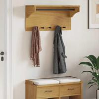 VidaXL Wandkapstok sandnes 87x30x42 cm massief grenenhout - thumbnail