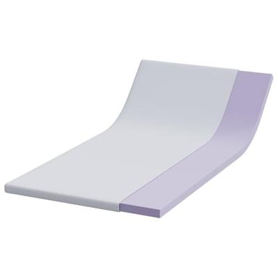 Matraspads Wit 100 x 200 cm 100% polyester jacquard stof