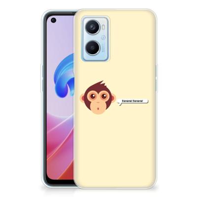 OPPO A96 | OPPO A76 Telefoonhoesje met Naam Monkey OPPO A96 | OPPO A76 Telefoonhoesje met Naam Monkey