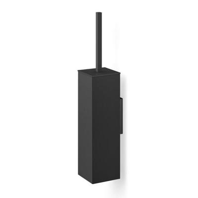 Zack Carvo Toiletborstelhouder - gesloten - wandmontage - zwart 40510 Zack Carvo Toiletborstelhouder - gesloten - wandmontage - zwart 40510