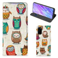 Samsung Galaxy S20 | Hoesje maken | Vrolijke Uilen - thumbnail