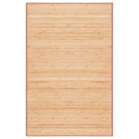 VidaXL Tapijt 100x160 cm bamboe bruin - thumbnail