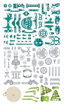 Clementoni wetenschap en spel - space miner robotica 3in1 bouwset