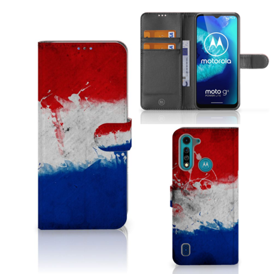 Motorola G8 Power Lite | Bookstyle Case | Nederland Motorola G8 Power Lite | Bookstyle Case | Nederland
