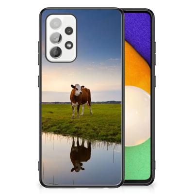 Samsung Galaxy A52 | A52s (5G/4G) Dierenprint Telefoonhoesje Koe Samsung Galaxy A52 | A52s (5G/4G) Dierenprint Telefoonhoesje Koe