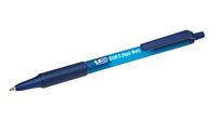 12x Bic Soft Feel balpen blauw medium - thumbnail