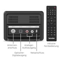 TechniSat Digitradio 10 IR Hybride radio Zwart - thumbnail