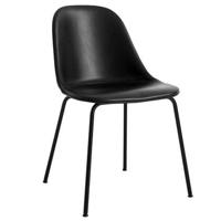 Audo Copenhagen Harbour Side eetkamerstoel gestoffeerd Dakar 0842 black steel - thumbnail