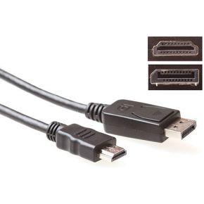 ACT AK3988 Verloopkabel DisplayPort Male/HDMI-A Male - 1 meter
