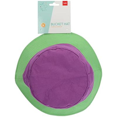 Vissershoed Colorblock Paars/Groen