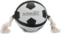 Beeztees Action Voetbal met Touw Ø 22 cm - thumbnail