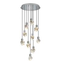 LED Hanglamp - Trio Select Verano - incl. 10x SMD. 5.5 Watt - Dimbaar - Aanpasbare Lichtkleur - Hoogte Aanpasbaar - IP20 - Chroom - Metaal - thumbnail