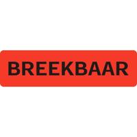 Waarschuwingsetiket breekbaar 500 stuks - thumbnail