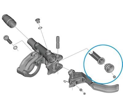 Shimano diaphragm unit for bl-m9120/8100/7100