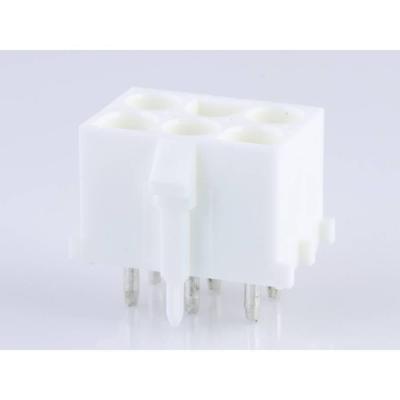 Molex 432550137 Male behuizing (board) Totaal aantal polen: 6 Rastermaat: 6.35 mm Inhoud: 1 stuk(s) Tray Molex 432550137 Male behuizing (board) Totaal aantal polen: 6 Rastermaat: 6.35 mm Inhoud: 1 stuk(s) Tray