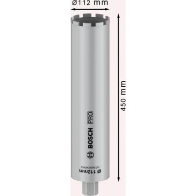 Bosch Accessoires PRO Core Cutter wet | 112 x 450 mm | 1 1/4" UNC - 2608601798