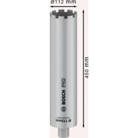 Bosch Accessoires PRO Core Cutter wet | 112 x 450 mm | 1 1/4" UNC - 2608601798 - thumbnail