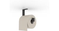 Looox Roll Wood closetrolhouder zwart mat wroll16mz - thumbnail