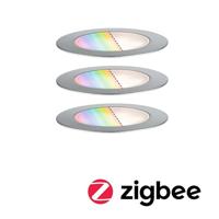 Paulmann 94752 Verlichtingssysteem Plug&Shine LED-buiteninbouwlampen (basisset) LED 6 W Warmwit RVS - thumbnail