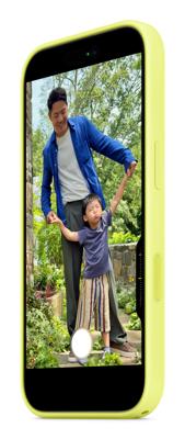 APPLE iPhone 17 - Siliconen hoesje met MagSafe - Neongeel