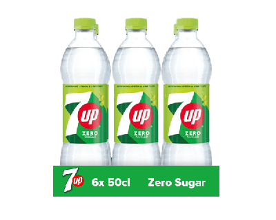 Seven Up 7up free pet (6x 50cl)