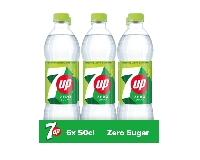 Seven Up 7up free pet (6x 50cl) - thumbnail