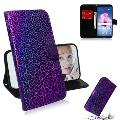 Voor Huawei Y5 2018/Y5 Lite 2018 effen kleur kleurrijke magnetische Buckle horizontale Flip PU lederen draagtas met houder & card slots & portemonnee Voor Huawei Y5 2018/Y5 Lite 2018 effen kleur kleurrijke magnetische Buckle horizontale Flip PU lederen draagtas met houder & card slots & portemonnee