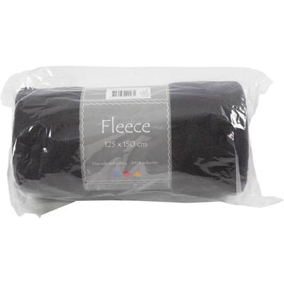 Creativ Company Fleece, l: 125 cm, b: 150 cm, 200 gr, grijs, 1 stuk