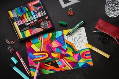 STABILO Pen 68 MAX 75 sienna | 5 stuks