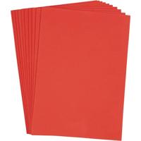 Creativ Company Foam vellen, a4, vel 210x297 mm, dikte 2 mm, rood, 10 vel/ 1 doos - thumbnail