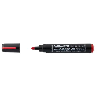 Permanent marker artline 170 eco rond m rood