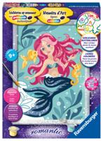 Ravensburger schilderen op nummer - zeemeermin glitter - thumbnail