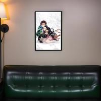Poster Demon Slayer - Tanjiro & Nezuko Snow 61x91,5cm - thumbnail