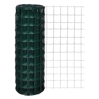 VidaXL Euro hek 10x1,7 m staal groen VidaXL Euro hek 10x1,7 m staal groen