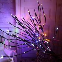 LED Willow Branch Lamp lichten Holiday Home Kerstmis partij bloementuin decoratie batterij geëxploiteerd kerst Verjaardag Gifts(Multicolor) - thumbnail
