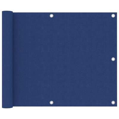 Balkonscherm 75x600 cm oxford stof blauw