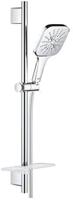 Grohe Rainshower SmartActive 130 Cube glijstangset 63cm met 3 straalsoorten en zeepschaal chroom - thumbnail
