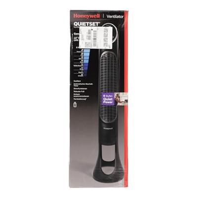 Honeywell HYF290E4 Torenventilator 30 W (Ø x h) 25 cm x 101.6 cm Zwart LED-display, Dimbaar, Met afstandsbediening, Oscillerend, Timer