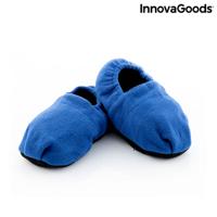 Verwarde slippers, op te warmen in de magnetron InnovaGoods Blauw - thumbnail