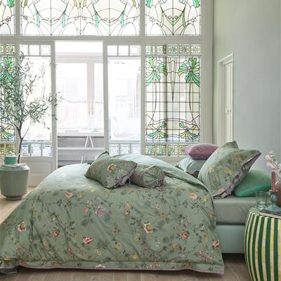 Pip Studio Pip Studio La Dolce Vita Dekbedovertrek Groen 200x200/220 cm
