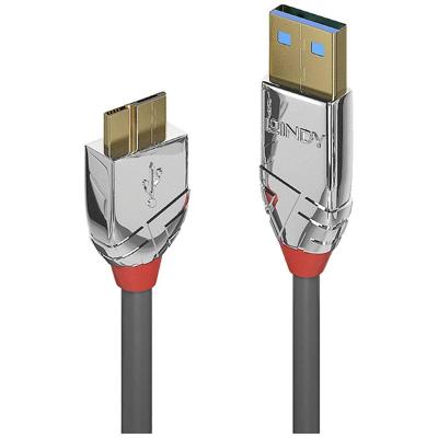 LINDY USB 3.0 Type A naar Micro-B kabel Cromo Line 1 m