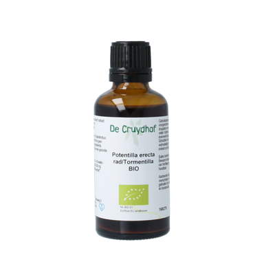 Cruydhof Tormentil wortel tinctuur bio 50 Milliliter Cruydhof Tormentil wortel tinctuur bio 50 Milliliter