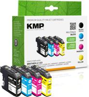 KMP Inktcartridge vervangt Brother LC-223BK, LC-223C, LC-223M, LC223Y Compatibel Combipack Zwart, Cyaan, Magenta, Geel B62VX 1529,4005 - thumbnail