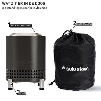 Solo Stove tafelvuurkorf Mesa XL d17.7cm zwart