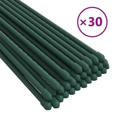 VidaXL Plantenstaken 30 st 150 cm staal groen