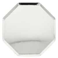 Borden Zilver (8st) Meri Meri - thumbnail