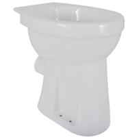 Xellanz Staande Toiletpot PK 46x46cm Glanzend Wit - thumbnail